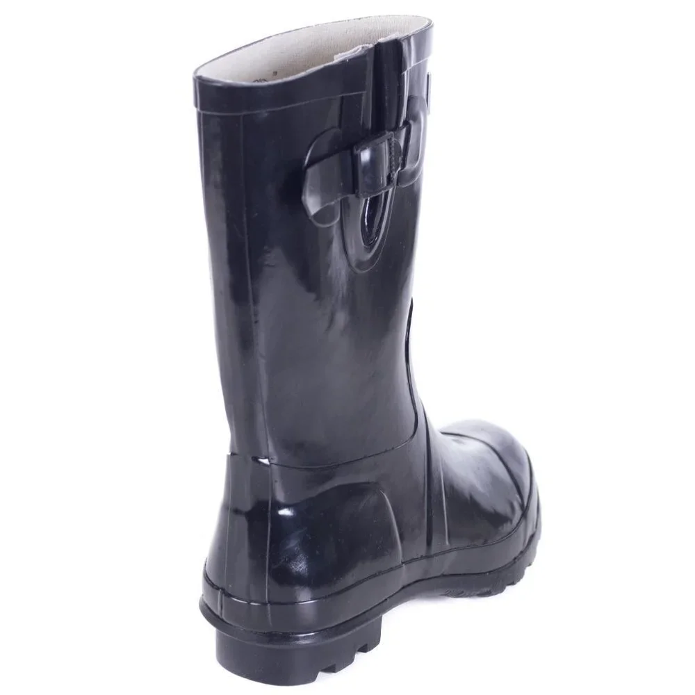 Women Rubber Rain Boots, Mid-Calf 11